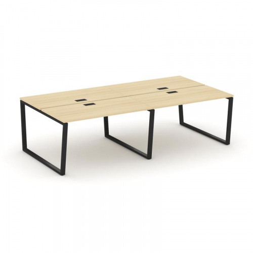 Style Project Рабочая станция 2-х сторон. SN-6T2.DRS-034 Акация Лорка/Металл Антрацит/Заглушка Пласт фото 5