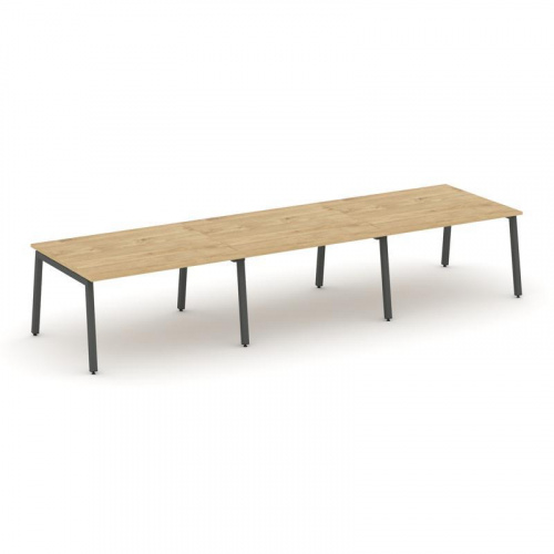 Style Project Стол переговорный SN-5A.SPRG-053.3 Тиквуд Светлый/Металл Антрацит 4410*1180*750 фото 28