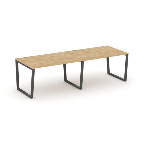 Style Project Стол переговорный SN-6T2.SPRG-013.3 Акация Лорка/Металл Антрацит 2760*980*750 фото 22