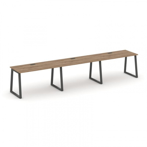 Style Project Рабочая станция 1 сторон. SN-6T1.ORS-054 Акация Лорка/Металл Антрацит/Заглушка Пластик фото 23