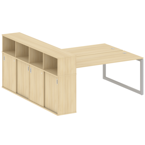 Бенч-система с шкафом-купе на О-обр. м/к Metal System Quattro 50БО.РС-СШК-4.5 фото 5