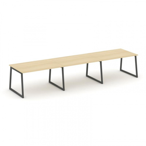 Style Project Стол переговорный SN-4T1.SPRG-021.3 Акация Лорка/Металл Антрацит 2940*980*750 фото 28