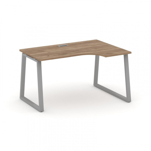 Style Project Стол рабочий эргоном. SN-6T1.SPA-021(R) Акация Лорка/Металл Антрацит/Заглушка Пластик фото 10