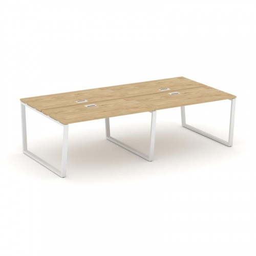 Style Project Рабочая станция 2-х сторон. SN-6T2.DRS-034 Акация Лорка/Металл Антрацит/Заглушка Пласт фото 3