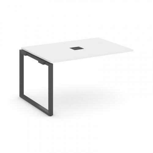 Style Project Проходной наб. элем. перег. стола SN-6O.NSPRG-002 Вяз Благородный/Металл Белый 1180*98 фото 9