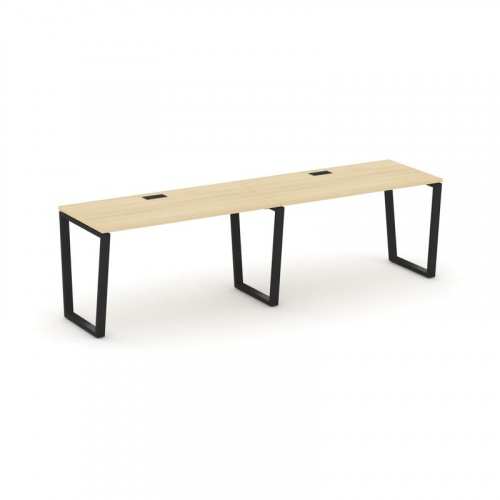 Style Project Рабочая станция 1 сторон. SN-6T2.ORS-023 Акация Лорка/Металл Антрацит/Заглушка Пластик фото 4