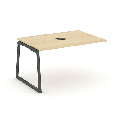 Style Project Проходной наб. элем. перег. стола SN-4T1.NSPRG-004 Акация Лорка/Металл Антрацит/Заглуш