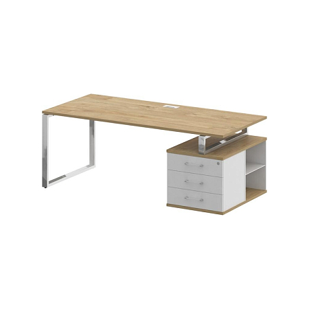 Стол руководителя (С опорной тумбой) Шифт SK.SRT-200 (R)