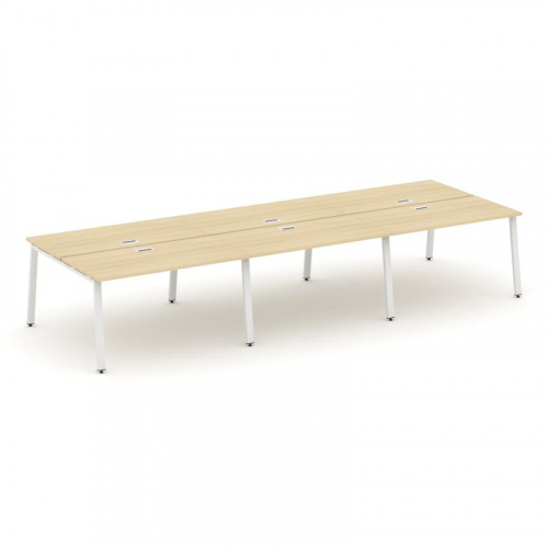 Style Project Рабочая станция 2-х сторон. SN-6A.DRS-073 Вяз Благородный/Металл Антрацит 4140*1432*75 фото 19