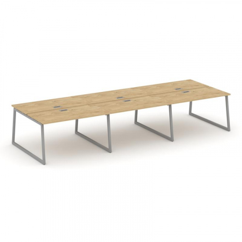 Style Project Рабочая станция 2-х сторон. SN-4T1.DRS-081 Акация Лорка/Металл Антрацит/Заглушка Пласт фото 2