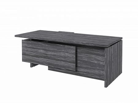 Стол с опорной тумбой FB-121R.DD Древесина Графит