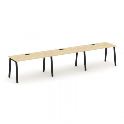 Style Project Рабочая станция 1 сторон. SN-6A.ORS-044 Тиквуд Светлый/Металл Белый 4740*700*750 фото 3