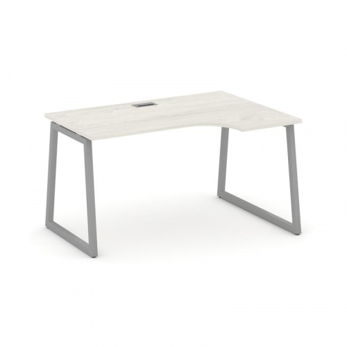 Style Project Стол рабочий эргоном. SN-4T1.SPA-011(R) Акация Лорка/Металл Антрацит/Заглушка Пластик фото 17