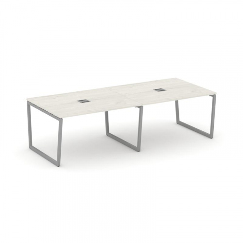 Style Project Стол переговорный SN-4T2.SPRG-043 Акация Лорка/Металл Антрацит/Заглушка Металл Антраци фото 11