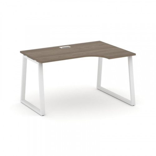 Style Project Стол рабочий эргоном. SN-6T1.SPA-021(R) Акация Лорка/Металл Антрацит/Заглушка Пластик фото 15