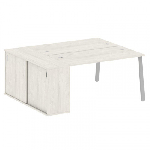 Бенч-система с шкафом-купе на А-обр. м/к Metal System БА.РС-СШК-1.3