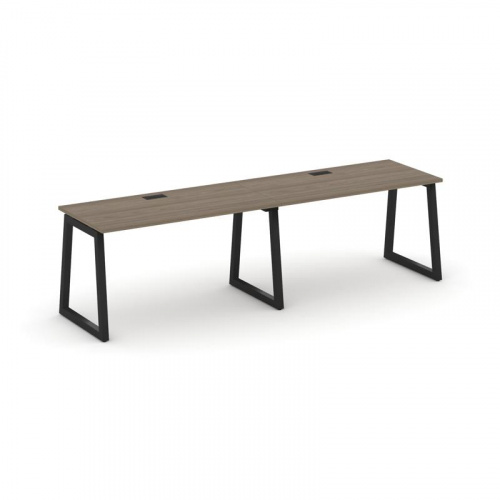 Style Project Рабочая станция 1 сторон. SN-5T1.ORS-014 Акация Лорка/Металл Антрацит/Заглушка Пластик фото 8