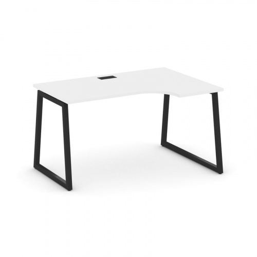 Style Project Стол рабочий эргоном. SN-4T1.SPA-011(R) Акация Лорка/Металл Антрацит/Заглушка Пластик фото 8