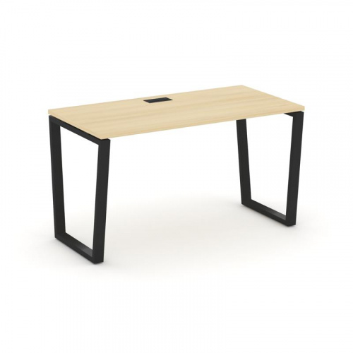 Style Project Стол письменный SN-6T2.SP-013 Акация Лорка/Металл Антрацит/Заглушка Пластик Черный 138 фото 5