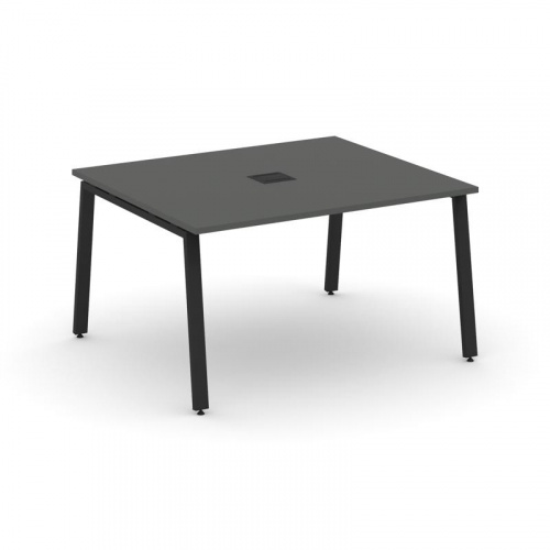 Style Project Стол переговорный SN-6A.SPRG-033 Акация Лорка/Металл Белый 1380*1180*750 фото 5