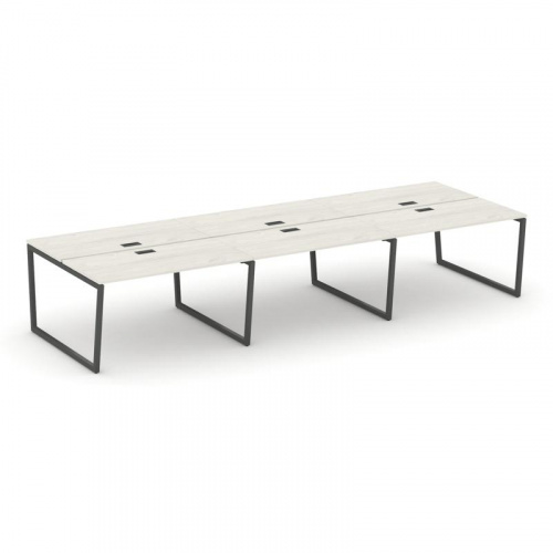 Style Project Рабочая станция 2-х сторон. SN-4T2.DRS-071 Акация Лорка/Металл Антрацит/Заглушка Пласт фото 24