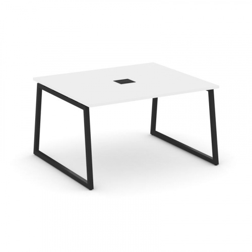 Style Project Стол переговорный SN-4T1.SPRG-032 Акация Лорка/Металл Антрацит/Заглушка Металл Антраци фото 7