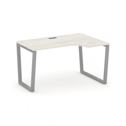 Style Project Стол рабочий эргоном. SN-6T2.SPA-001(R) Акация Лорка/Металл Антрацит/Заглушка Пластик фото 12