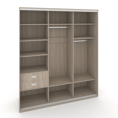 Корпус 3-х секционного шкафа высокого L=2369мм Maris SH.K3-6.1 K5 фото 4