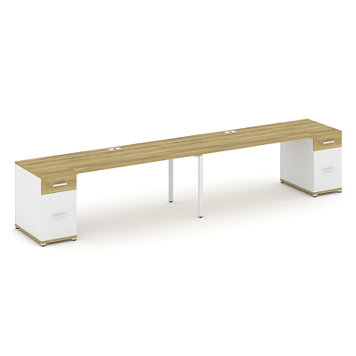 Бенч-система на 2 места с 2 опорными тумбами Concept CN.ORS-416