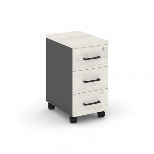 Style Project Тумба мобильная з/с ЛХДФ SN.TM-004 Акация Лорка/Черный Ручки 320*460*611 фото 11