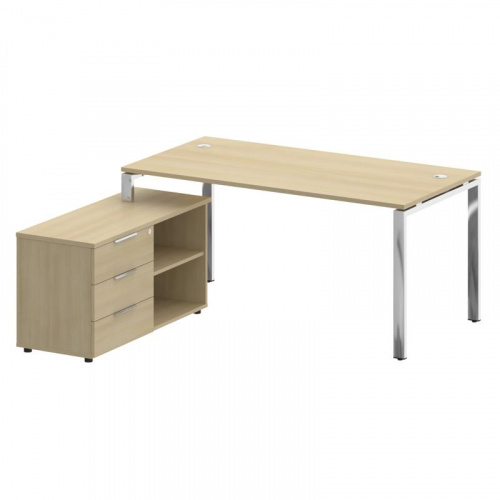 Стол руководителя с тумбой Metal System Direct БГ.СРТ-4.8 (L) фото 4