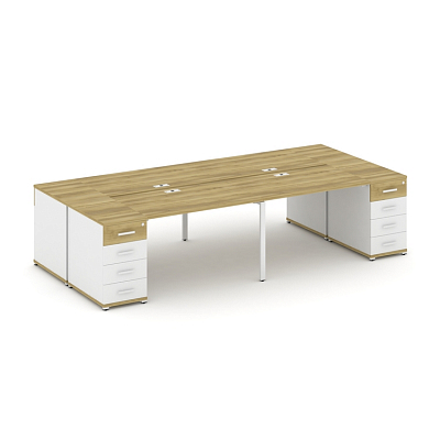 Бенч-система на 4 места с 2 опорными тумбами Concept CN.DRS-426