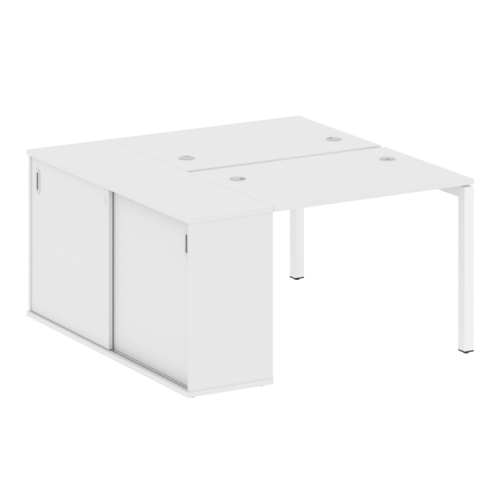 Бенч-система с шкафом-купе на П-обр. м/к Metal System Quattro 50БП.РС-СШК-1.1 фото 13