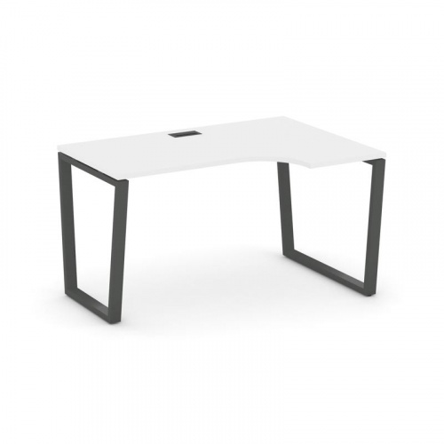 Style Project Стол рабочий эргоном. SN-6T2.SPA-001(R) Акация Лорка/Металл Антрацит/Заглушка Пластик фото 26