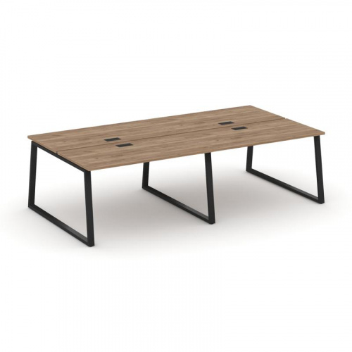 Style Project Рабочая станция 2-х сторон. SN-6T1.DRS-052 Акация Лорка/Металл Антрацит/Заглушка Пласт фото 5