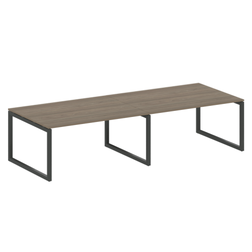 Переговорный стол на О-обр. м/к Metal System Quattro 50БО.ПРГ-2.4