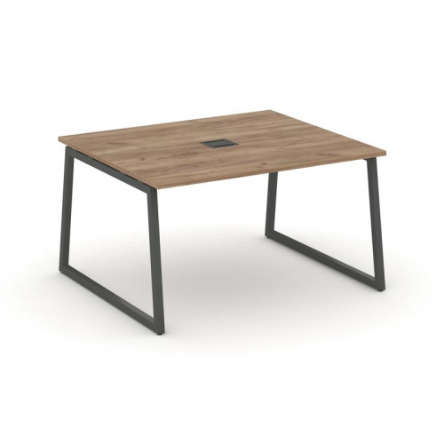 Style Project Стол переговорный SN-4T1.SPRG-032 Акация Лорка/Металл Антрацит/Заглушка Металл Антраци фото 23