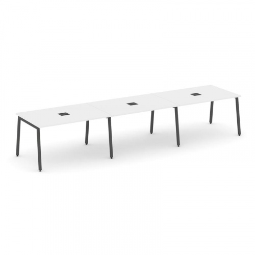 Style Project Стол переговорный SN-4A.SPRG-021 Тиквуд Светлый/Металл Антрацит 2940*980*750 фото 16