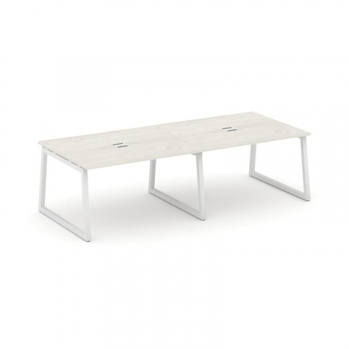 Style Project Стол переговорный SN-5T1.SPRG-044 Акация Лорка/Металл Антрацит/Заглушка Металл Антраци фото 14