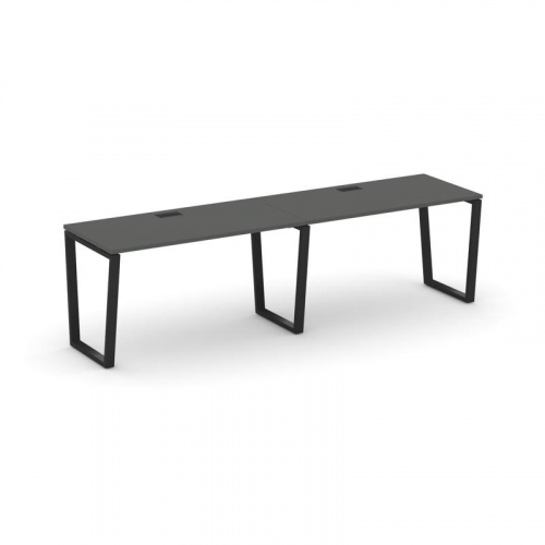 Style Project Рабочая станция 1 сторон. SN-6T2.ORS-023 Акация Лорка/Металл Антрацит/Заглушка Пластик фото 7