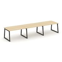 Style Project Стол переговорный SN-5T1.SPRG-023.3 Акация Лорка/Металл Антрацит 4410*980*750