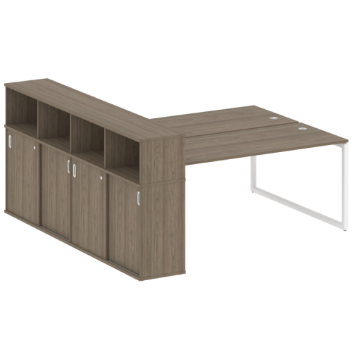 Бенч-система с шкафом-купе на О-обр. м/к Metal System Quattro 40БО.РС-СШК-4.5 Бенч-система с шкафом-купе на О-обр. м/к Metal System Quattro 40БО.РС-СШК-4.5