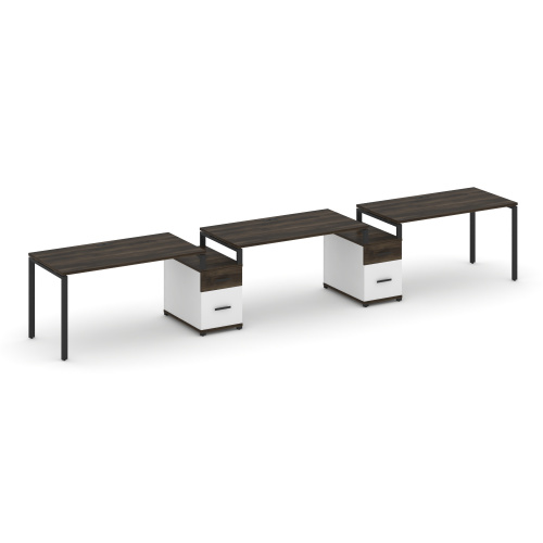 Бенч-система на 3 места с 2 опорными тумбами Concept CN.ORS-331 фото 9