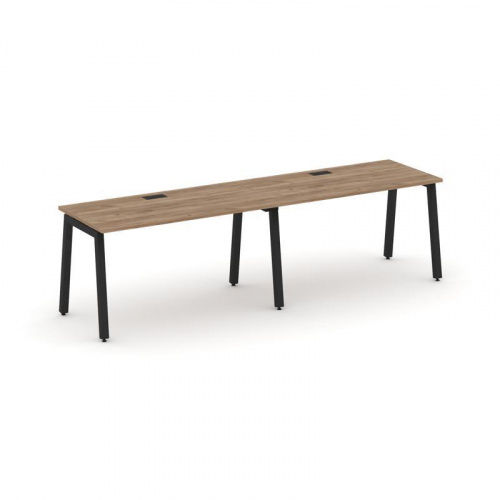 Style Project Рабочая станция 1 сторон. SN-5A.ORS-001 Тиквуд Светлый/Металл Антрацит 1960*600*750 фото 14