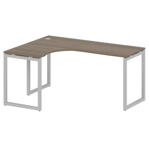 Стол криволинейный левый на О-обр. м/к Metal System Quattro 40БО.СА-4 (L)