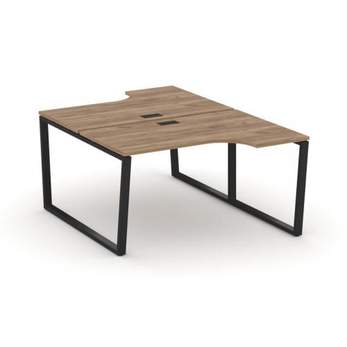 Style Project Рабочая станция эргоном. SN-6T2.DRPA-012 Акация Лорка/Металл Антрацит/Заглушка Пластик фото 5