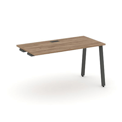 Style Project Стол-приставка к опор. элем. SN-6A.OPRS-002 Дуб Табак/Металл Антрацит 1180*600*750