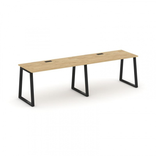 Style Project Рабочая станция 1 сторон. SN-6T1.ORS-023 Акация Лорка/Металл Антрацит/Заглушка Пластик