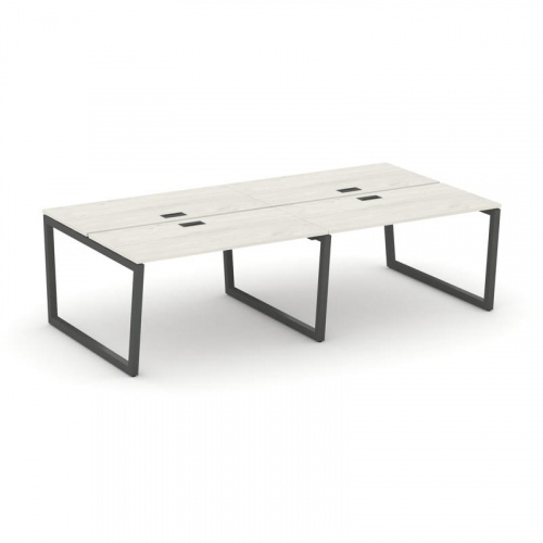 Style Project Рабочая станция 2-х сторон. SN-5T2.DRS-032 Акация Лорка/Металл Антрацит/Заглушка Пласт фото 24