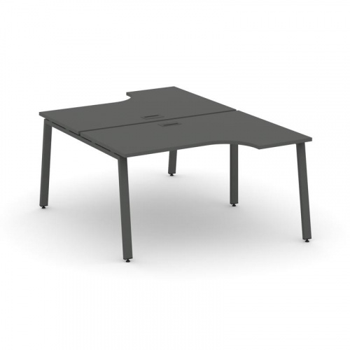 Style Project Рабочая станция эргоном. SN-6A.DRPA-012 Вяз Благородный/Металл Белый 1580*1432/1992*75 фото 19